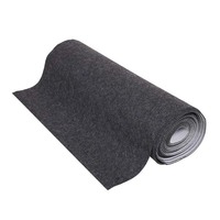 Tapis antidérapant en feutre TPR à grille pour décoration automobile, avec partie supérieure en feutre insonorisant et isolant contre le froid, et partie inférieure en caoutchouc antidérapant, vente en gros