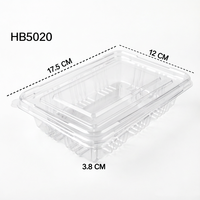 Boîte de pâtisserie rectangulaire transparente en PET pour pain grillé, gâteau roulé, muffins, pâtisseries, emballage à emporter