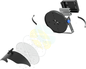 ไฟสปอร์ตไลท์ LED สำหรับสนามกีฬา ไฟสปอร์ตไลท์กลางแจ้งคุณภาพสูง 400w 600w 1000w 1200w ไฟสปอร์ตไลท์กันน้ำระดับ IP66 รับประกัน 2-5 ปี - Product Image 6
