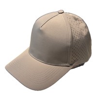 Gorra de Béisbol Impermeable con Logo Personalizable, Gorra Trucker de 5 Paneles con Perforaciones Cortadas con Láser, de Secado Rápido, Unisex