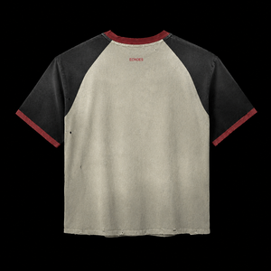 เสื้อยืดวินเทจผู้ชาย OEM 240gsm ทร<span class=keywords><strong>ง</strong></span>โอเวอร์ไซส์ ลายพิมพ์แบบ Acid Wash แขนสั้น สไตล์เบสิค ปรับแต่งได้ ผ้าฝ้าย เสื้อผู้ชาย - Product Image 2