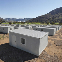 Casas Contenedor Móviles de Acero Desmontables de Ensamblaje Rápido con Techos Puntiagudos para Uso en Escuelas, Dormitorios, Hoteles y Almacenes