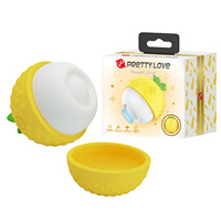 Jouet sexuel féminin en silicone vibrant en forme d'ananas, 12 fréquences