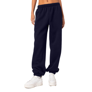 Pantalones Deportivos Casuales para Mujer, Cintura Alta Elástica, 360 GSM, Resistentes al Viento, Transpirables, Ecológicos, para Ejercicio - Product Image 3