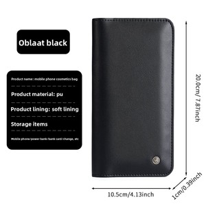 Custodia per telefono compatibile con Apple <span class=keywords><strong>iPhone</strong></span> 17 Pro, OPPO/vivo, custodia a libro in pelle stile <span class=keywords><strong>Samsung</strong></span>, effetto pelle genuina con porta carte - Product Image 5