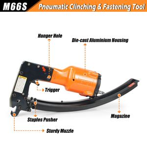 KAMSIN M66S Popular y Estable Engatilladora Neumática para Jaulas de Alambre y Clips de Plástico, Ligera - Product Image 5