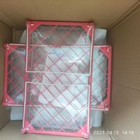 Étagère pliable en plastique avec pieds en acier inoxydable, support de rangement à un niveau pour bols, pour cuisine, salle de bain et salon, pour vaisselle