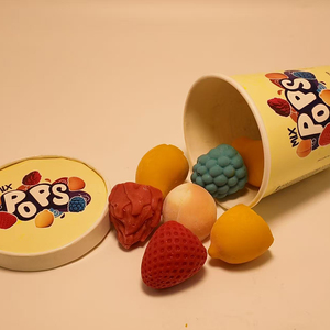 Nhà Máy OEM Đồ Ăn Nhẹ Kỳ Lạ Khác Nhau Mini Trái Cây Hương Vị Pops Trái Cây Hình Dạng Ice Cream Hộp 3D Đào Ice Cream - Product Image 6