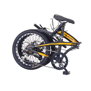 Bicicletta Pieghevole da Montagna in Acciaio al Carbonio da 20 Pollici, 6 Velocità, Telaio Rigido, Freno a Disco, <span class=keywords><strong>per</strong></span> Adulti, Uso Urbano - Product Image 1