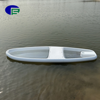 Planche de surf transparente sup clear, planche de surf durable avec accessoires gratuits
