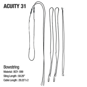 Topoint após o serviço Acuidade 28 & 31 & 33/ VIGOR composto arco string BCY-X99 - Product Image 2