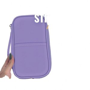 Échantillon Gratuit – Portefeuille de Voyage Personnalisé avec Logo, Porte-Cartes d'Identité, Pochette pour Passeport et Argent – Vente en Gros - Product Image 1