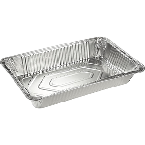 21" X 13" Extra Heavy Duty Full Size Aluminum <strong>Pan</strong> Large Size Chafing Trays Disposable Roasting &amp; Baking Container <strong>with</strong> <strong>Lid</strong> - Product Image 6