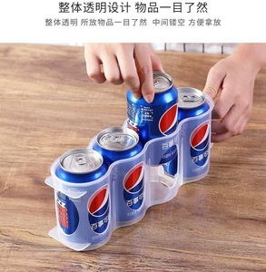 Caja de Almacenamiento para Latas de Refresco, Dispensador de Botellas de Bebidas, Organizador Transparente para Refrigerador de Cocina - Product Image 3