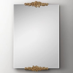 Swt 2023 New Baroque Phong Cách Hình Bầu Dục Trang Trí Tường Gương Với Nhựa Hoa Trang Trí Cho Nhà Nhập Trang Trí Tường Gương - Product Image 2