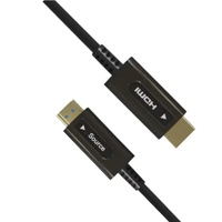 Câble HDMI 2.0 en fibre optique Pro-AV 4K 60Hz AOC, câble HDMI actif fiable 24/7 pour l'intégration des centres de commande et des systèmes de surveillance