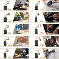 Balais de charbon pour moteur, 60 pièces par boîte, fabriqués en Chine, pour outils électriques, meuleuses d'angle, marteaux perforateurs, scies à tronçonner, perceuses à main