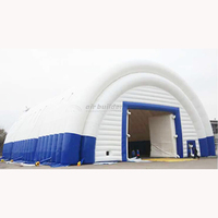 Hangar d'aviation gonflable géant pour l'entretien et le stockage des avions