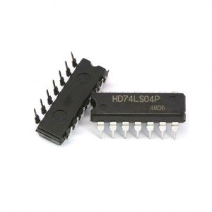 Circuito Integrado HD74LS04P HD74LS04, Inversor Hexagonal TTL de 14 Pines, Encapsulado DIP, Chip IC 74LS04 en Stock - Product Image 1