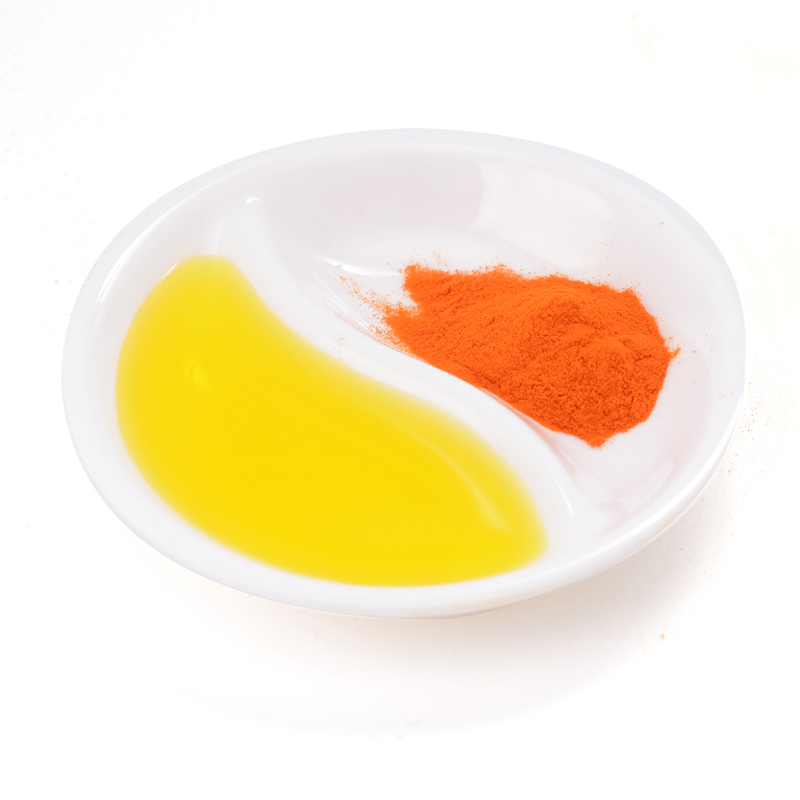 Бесплатный образец натурального пигмента гардении желтого цвета