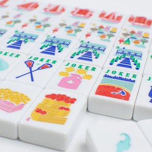 Custom American Luxury Melamine <b>Mahjong</b> Tiles Modern Design Option Private Label Wholesale Supplier - Product Image 4