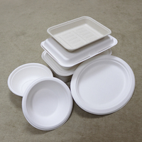 100% canne à sucre bagasse vaisselle à emporter récipient alimentaire bagasse boîte à lunch pour fête 450ml boîte à clapet
