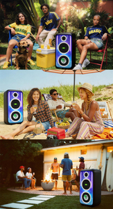 Altavoz LED RGB DP-2612 <span class=keywords><strong>de</strong></span> 60W con Control Remoto, Baterí<span class=keywords><strong>a</strong></span> Recargable, Soporte para Tarjeta TF y Conexión Inalámbrica - Product Image 5