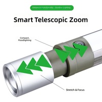 Lampe torche ultra-lumineuse haute puissance pour extérieur, longue autonomie, multifonction, brise-vitre, coupe-ceinture de sécurité