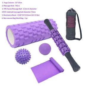 Bộ dụng cụ tập Yoga Pilates tại nhà với bóng tập Yoga, dây kháng lực, dây tập Pilates & phụ kiện, vòng tập Pilates - Product Image 5