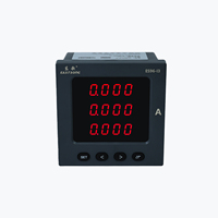 EASTSONG ES96-I3 Medidor de Energía Digital Trifásico de 96 mm, 5A 1A, LED Rojo, Corriente CA Trifásica, RS485 Modbus RTU DL/T645, Clase 0.5, IP65