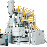 Mélangeur de poudre en plastique, machine de mixeur à grande vitesse, machine de mixeur de produits chimiques et de poudre, système d'alimentation automatique,