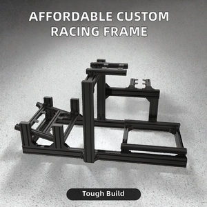 Châssis de jeu en aluminium profilé incliné confortable pour simulateur de course personnalisé promotionnel, prix bas, découpe incluse - Product Image 3