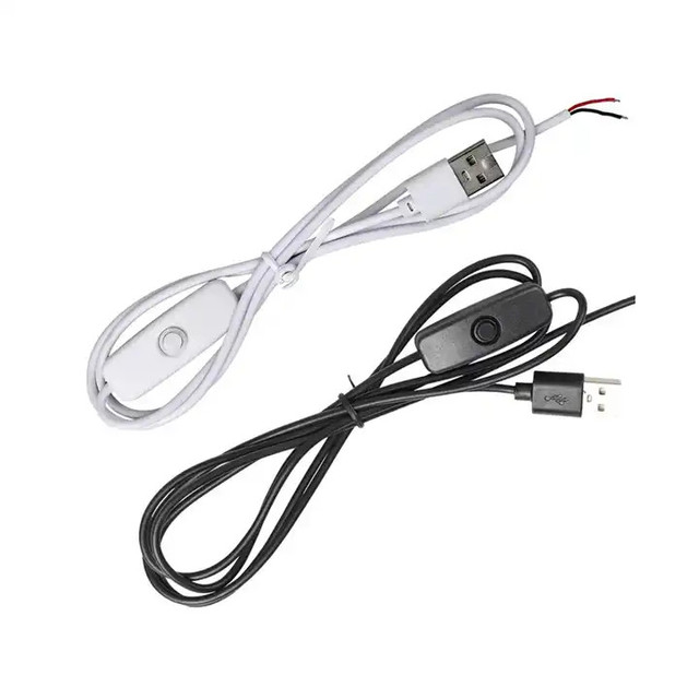 3ft USB to DC Power Cable with 501 On/Off Switch Model KD1884-C1220 Made in Guangdong