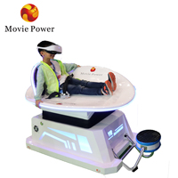 Máquina VR interactiva comercial Juego que funciona con monedas Simulador de Montaña Rusa Parque de atracciones interior VR Arcade Machine