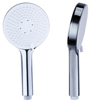 Ensemble de pommeau de douche pressurisé portable moderne et simple avec inverseur et design floral anti-chute pour salles de bain contemporaines