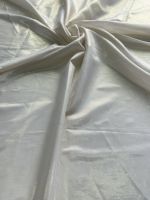Blanc en gros 100% Polyester écologique fleur Jacquard soie tissu Organza Lurex avec finition métallisée pour les robes des filles