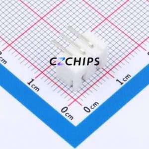 AXH-3AW-11 Wire-to-Board Pin Header Bent Lead Through Hole,P=2.54mm Connector 1x3P 2.5mm Right Angle Insert XH - Product Image 2