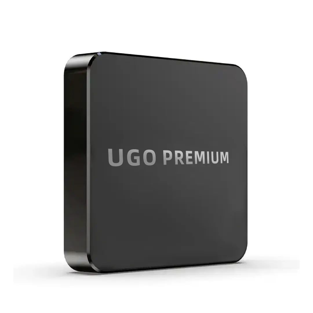 UGO Premium 4K Android smart player tv box m3us per il mondo Poland belgio IPTV HD codice oletherlands germania e USA canadese