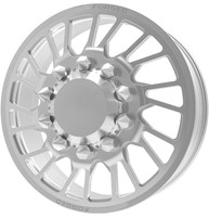 Jantes forgées DRW polies sur mesure 20X8.25 22X8.25 24X8.25 avec enjoliveur central flottant 10X225 8X170 8X180 pour Silverado 3500HD