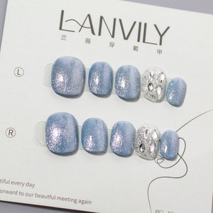 RONIKI Uñas Postizas Gruesas y Duraderas, Material de Gel Suave, Puntas de Uñas Artificiales Reutilizables, Completas - Product Image 3