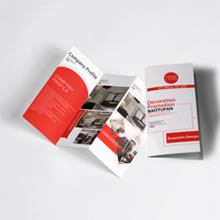 Impression en gros de brochures, dépliants et manuels personnalisés en papier de haute qualité, imprimés en couleur, avec découpe et instructions complètes