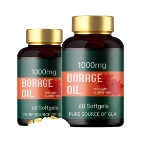 น้ำมันบอร์โรจแบบซอฟต์เจลสำหรับผู้ใหญ่ ปรับสมดุลการตอบสนองต่อการอักเสบ ราคาขายส่ง OEM บรรจุ 60/90/120 แคปซูลต่อขวด รับประทาน 1-2 เม็ดต่อวัน - Product Image 1