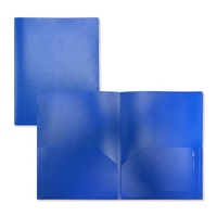 Dossier de dossier à 2 poches, boîte de documents A4 PP en plastique, vente en gros, économique