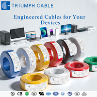Kabel Listrik Tembaga Berlapis Timah AWM ULStandard1028 6awg-22awg 600V Isolasi PVC Fleksibel Tahan Tekuk