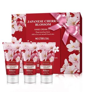 ชุดผลิตภัณฑ์ดูแลผิว BETTERWAY 3 ชิ้น โลชั่นบำรุงมือและครีมบำรุงผิวกาย กลิ่นซากุระญี่ปุ่น สูตรวีแกน - Product Image 1