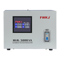 Régulateur de tension automatique à affichage numérique 5000VA pour climatiseur 45V à 280V