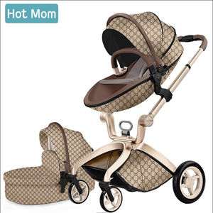 Cochecito de bebé 3 en 1, de lujo, para mamá caliente, sistema fácil de abrir y plegar, luna - Product Image 4