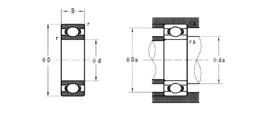 6308-2RS PRL Brand Deep Groove Ball Bearing 6308-Zz Size 40*90*23mm