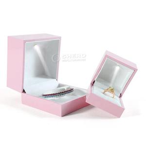 Wholesale Luxury Jewelry Box Velvet Lining Sponge Option Custom Logo Recyclable Packaging for <b>Rings</b> <b>Watches</b> - Product Image 4