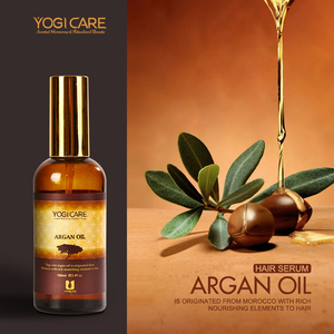 YOGI CARE Suero Reparador Capilar Orgánico Hidratante con Aceite de Argán, Crema Anti-Frizz para Cabello Seco - Product Image 2